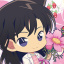 Meitantei Conan - Mouri Ran - Diecut Sticker - Sticker - Flower For You Ver. (Broccoli)