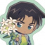 Meitantei Conan - Hattori Heiji - Mini Acrylic Stand - Flower For You Ver. (Broccoli)