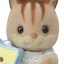 Sylvanian Families - Baby Collection - Baby Band Series - Walnut Squirrel Baby and tambourine (Epoch)