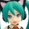 Hatsune Miku -Project DIVA- Arcade Future Tone - Hatsune Miku - SPM Figure - Nyanko (SEGA)