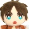 Shingeki no Kyojin - Eren Yeager - Finger Puppet - Plush Mascot - Plush Strap - Strap - Yubi no Ue Series (Proof)