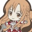 Sword Art Online - Asuna - Capsule Rubber Mascot - Sword Art Online Capsule Rubber Mascot 01 - Aincrad (Bandai)